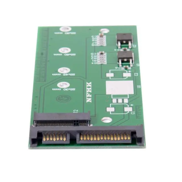 Alt view image 5 of 6 - M.2 NGFF B/M-Key SATA SSD to 2.5" SATA Hard Disk PCBA Converter Adapter (Not Work NVEM SSD to SATA)