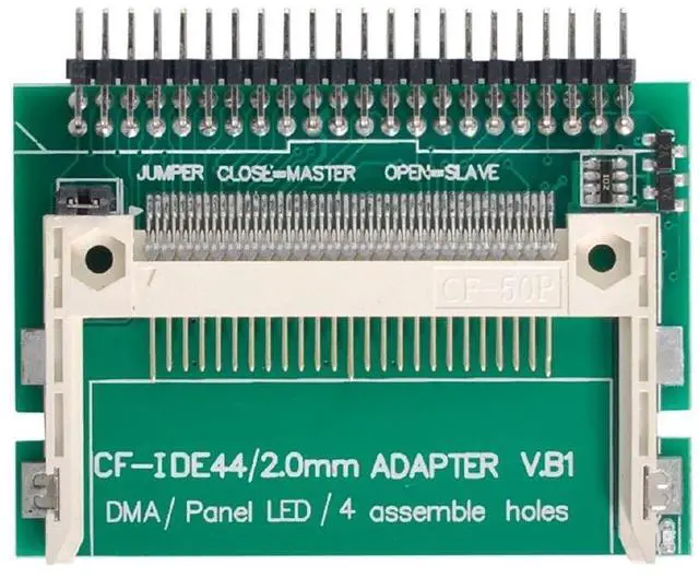 Alt view image 7 of 7 - CF Compact Flash Merory Card to 2.5" 44Pin IDE Hard Disk Drive HDD SSD Adapter for Laptop