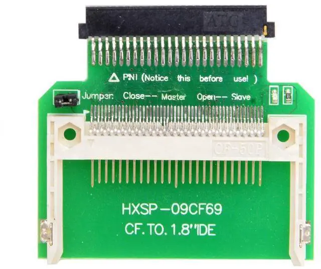 Main image of Memory Card Adapter CF Compact Flash Memory Card to 50pin 1.8 Inch IDE Hard Drive SSD Converter Adapter for Toshiba