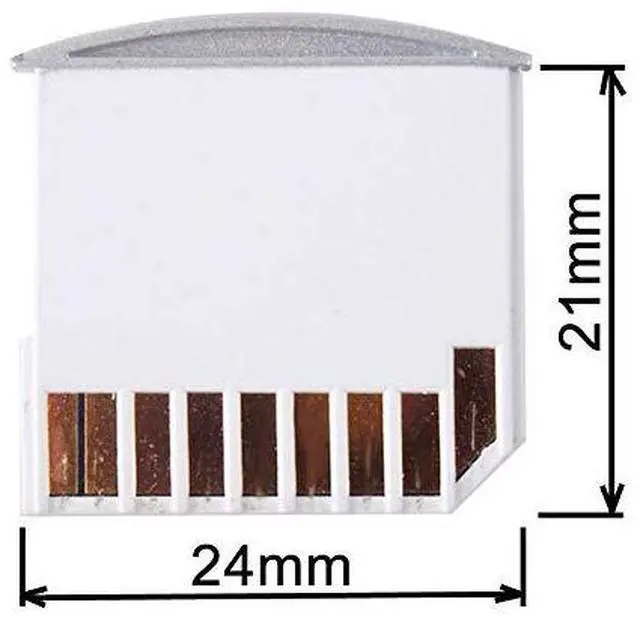 Alt view image 2 of 6 - Micro SD to SD Memory Card Mini Adapter Compatible with MacBook Air/Pro/Retina 21x24mm