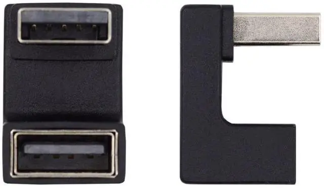 Alt view image 6 of 6 - USB 3.0 Adapter,USB 3.0 Type-A Male to Female 180 Degree UP Angled Connector Adapter