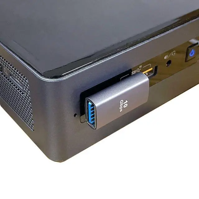 Alt view image 5 of 7 - 2 Pack USB 3.0/3.1 Adapter USB 3.0/3.1 Type A Male to Female 90 Degree Angled Gender Changer Adapter