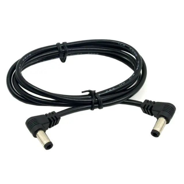 Alt view image 6 of 7 - 2 Pack DC 12V 2A 5.5x2.1/2.5mm Male to 5.5x2.1/2.5mm Male Power Plug Barrel Connector Charge Cable 24AWG 0.6M