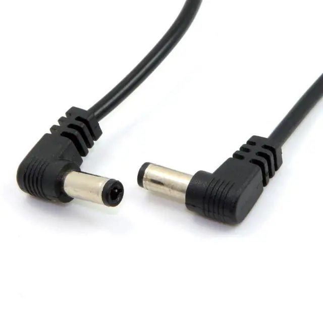 Alt view image 7 of 7 - 2 Pack DC 12V 2A 5.5x2.1/2.5mm Male to 5.5x2.1/2.5mm Male Power Plug Barrel Connector Charge Cable 24AWG 0.6M