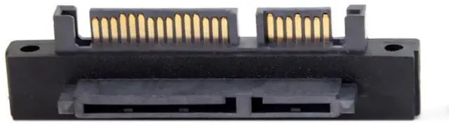 Alt view image 5 of 7 - SATA 22Pin Male to Female 90 Degree UP Angled Gender Changer Connector Adapter for 2.5/3.5" Hard Disk Drive