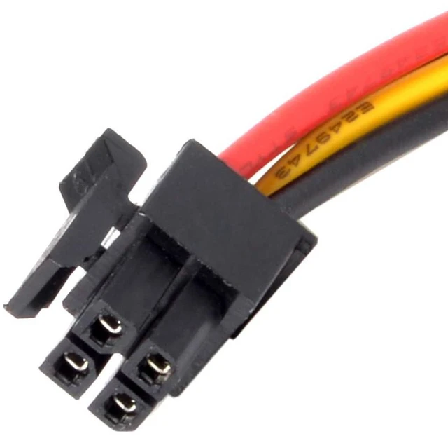 Alt view image 2 of 5 - ATX Molex Micro Fit Pitch 3.0mm 4Pin Male to Open Wire Adapter Cable 15cm 20AWG UL1007