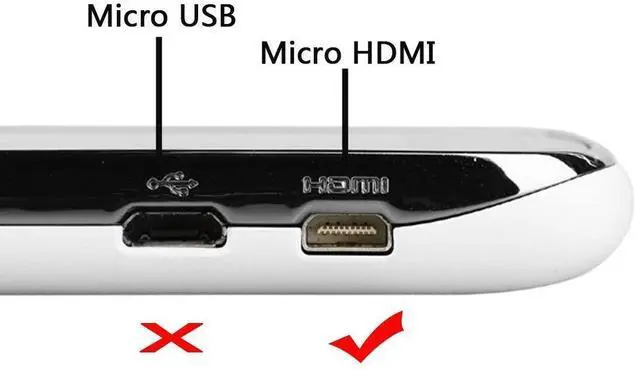 Alt view image 2 of 7 - CY HDMI Male to Micro HDMI Male Left Angled 90 Degree HDTV Cable for Cell Phone & Tablet & Camera