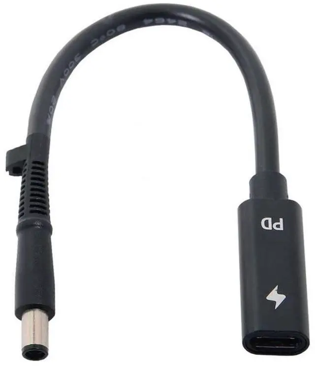 Main image of USB C to DC 20V 7.4x5.0mm PD 65W Charge Cable for HP Laptop Type-C Input to DC 20V Output