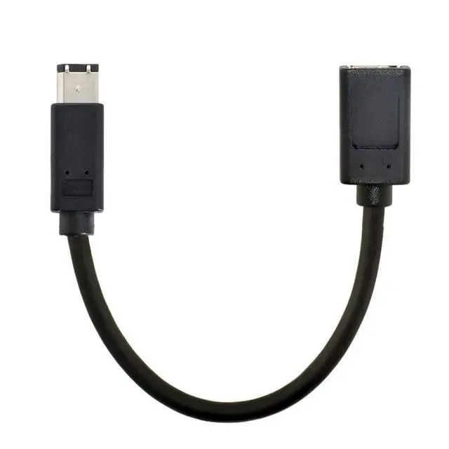 Alt view image 6 of 6 - 7.87 Inch FireWire Cable,IEEE 1394a 6Pin to 6Pin IEEE 1394a Firewire 400 to 400 Cable for Data Transmission Video Capture Card
