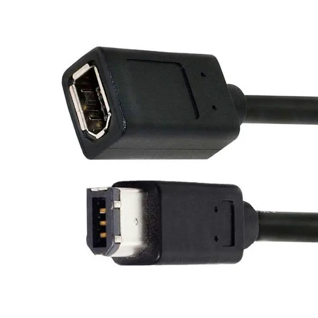 Alt view image 5 of 6 - 7.87 Inch FireWire Cable,IEEE 1394a 6Pin to 6Pin IEEE 1394a Firewire 400 to 400 Cable for Data Transmission Video Capture Card