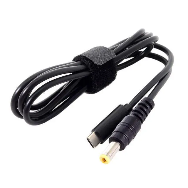 Alt view image 5 of 7 - DC 5.5x2.5mm to Type C USB-C Input Cable for Laptop Notebook (5.5x2.5mm to USB-c)