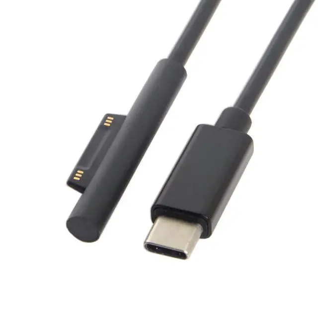 Alt view image 5 of 7 - USB C to DC 12-15V Surface Pro3 Pro4 Pro5 Pro6 Book PD 65W Charge Cable