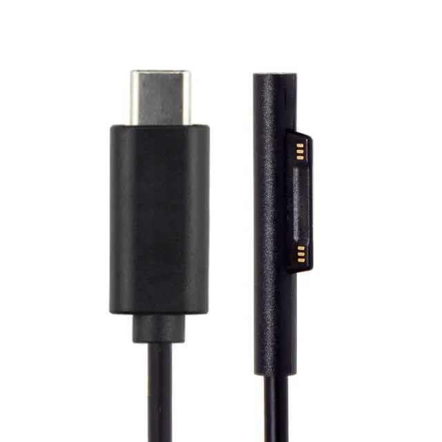 Alt view image 6 of 7 - USB C to DC 12-15V Surface Pro3 Pro4 Pro5 Pro6 Book PD 65W Charge Cable