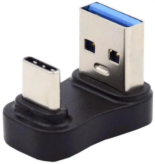 Main image of USB 3.0/3.1 Connector USB C to USB 3.0 Data 10Gbps Charge Adapter 180 Degree U Shape UP Angled