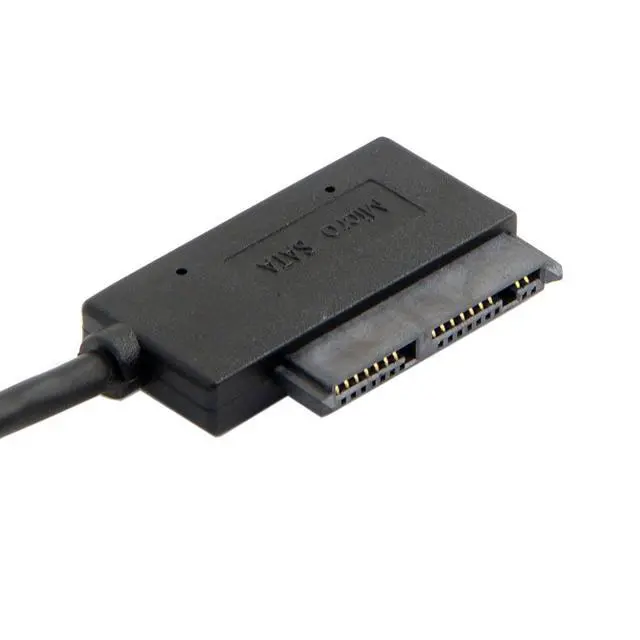Alt view image 7 of 7 - Micro SATA 16Pin to USB 3.0 Adapter Cable for 1.8 inch Hard Drive HDD/SSD Data Transfer External Hard Drive Converter 10cm