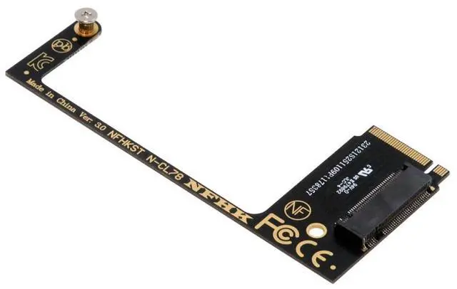 Main image of MSI CLAW8AI/CLAW7 Gaming Internal M.2 NVME M-Key 2230 to 2280mm SSD Card Upgrade Extension Adapter