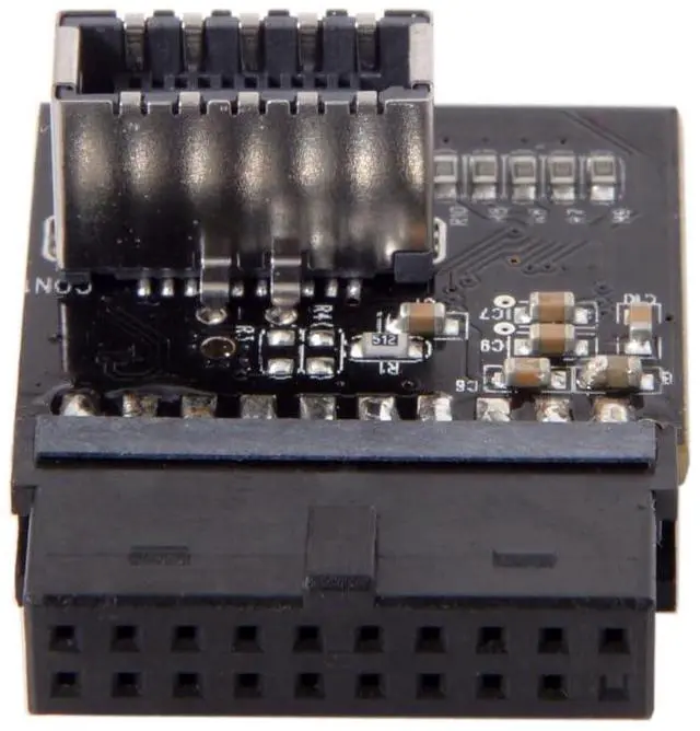 Main image of CY USB 3.1 Front Panel Socket to USB 3.0 20Pin Header Male Extension Adapter for Motherboard