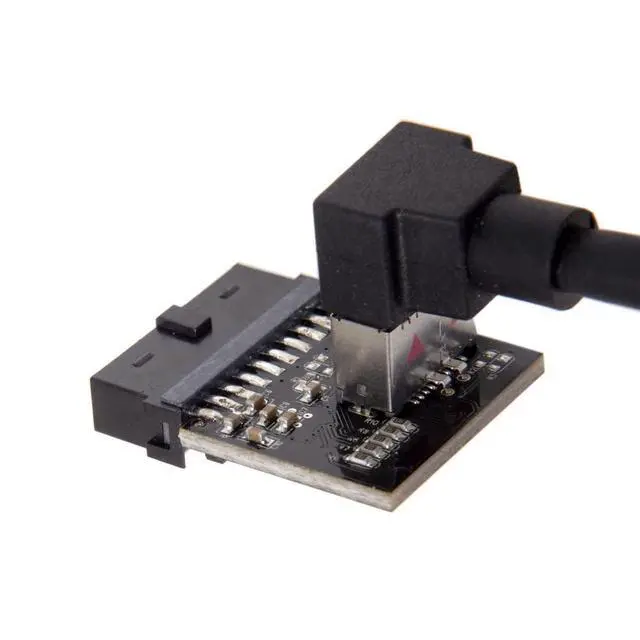 Alt view image 7 of 7 - CY USB 3.1 Front Panel Socket to USB 3.0 20Pin Header Male Extension Adapter for Motherboard