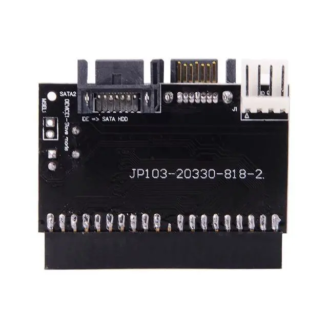 Alt view image 4 of 7 - IDE 100 133 PATA to Dual Serial SATA 7PIN Adapter Reversible Converter for Hard Disk Drive