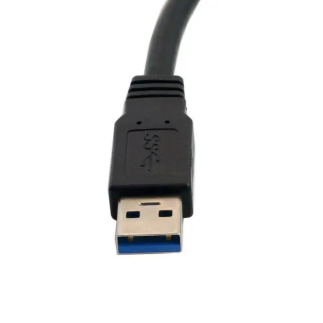 Alt view image 4 of 6 - USB 3.0 Male to Female Extension Data Cable with Panel Mount Screws 0.5M
