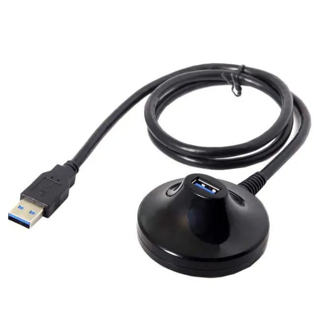 Alt view image 3 of 7 - USB 3.0 Desktop Extension Cable USB 3.0 Type A Male to Female Desktop Extension Data Cable 0.8m