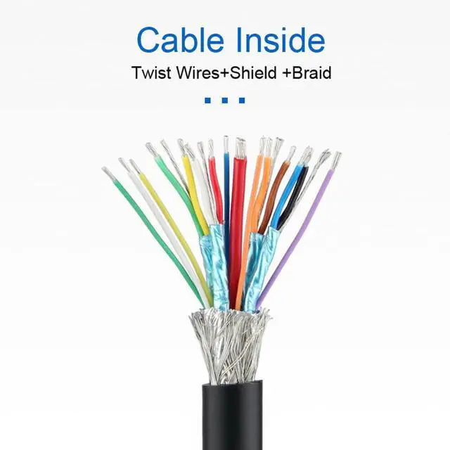 Alt view image 4 of 7 - USB 3.0 Desktop Extension Cable USB 3.0 Type A Male to Female Desktop Extension Data Cable 0.8m