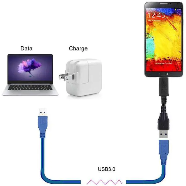 Alt view image 2 of 7 - USB 3.0 Extension Cable USB 3.0 Type A Male to Female Extension Data Cable 1.0M