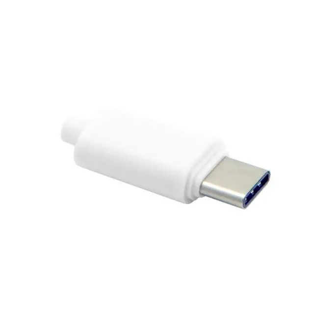 Alt view image 5 of 7 - USB C DIY Connector USB 3.1 Type C 24Pin Male Plug Port Repair Replacement Solder Adapter with PCB Board White Housing