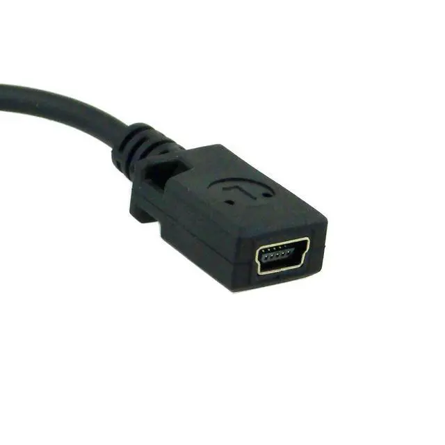 Alt view image 3 of 5 - Micro USB 2.0 Male to Mini USB 5Pin Female Data Charge Extension Cable 10cm