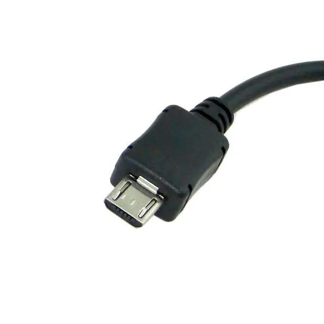 Alt view image 4 of 5 - Micro USB 2.0 Male to Mini USB 5Pin Female Data Charge Extension Cable 10cm