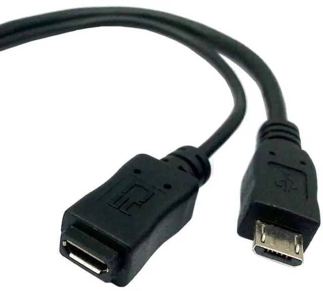 Alt view image 4 of 7 - Micro USB 2.0 OTG Host Flash Disk Cable with Micro USB Power