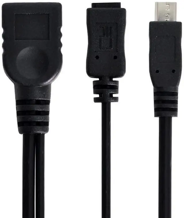 Alt view image 6 of 7 - Micro USB 2.0 OTG Host Flash Disk Cable with Micro USB Power