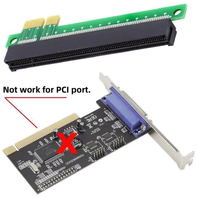 Alt view image 2 of 6 - PCI-E Express x1 to x16 Riser Card Extender Converter Adapter Male to Female Extension for Graphics Card