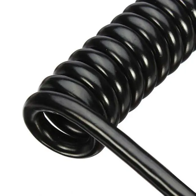 Alt view image 4 of 7 - HDMI to Mini HDMI 90 Degree Right Angled Stretch Coiled Cable 4K 60hz 1.2M