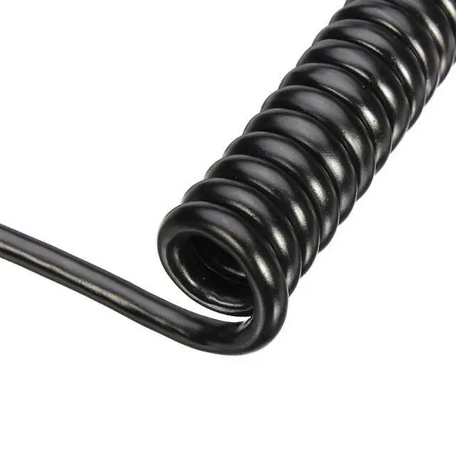 Alt view image 7 of 7 - HDMI to Mini HDMI 90 Degree Right Angled Stretch Coiled Cable 4K 60hz 1.2M