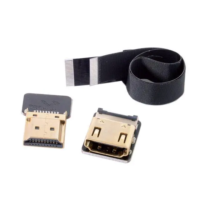 Alt view image 3 of 7 - CYFPV HDMI Male to Female FPC Flat Extension Cable for Camera HDTV Multicopter Aerial Photography 0.5M
