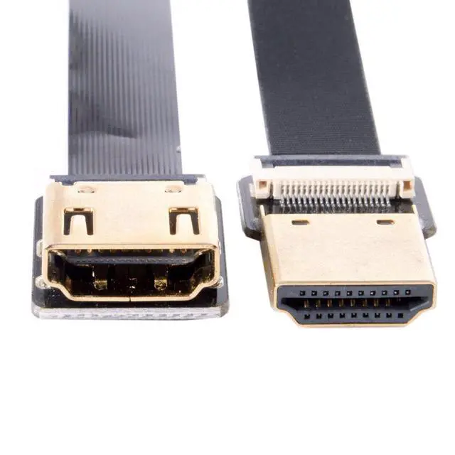 Alt view image 4 of 7 - CYFPV HDMI Male to Female FPC Flat Extension Cable for Camera HDTV Multicopter Aerial Photography 20CM