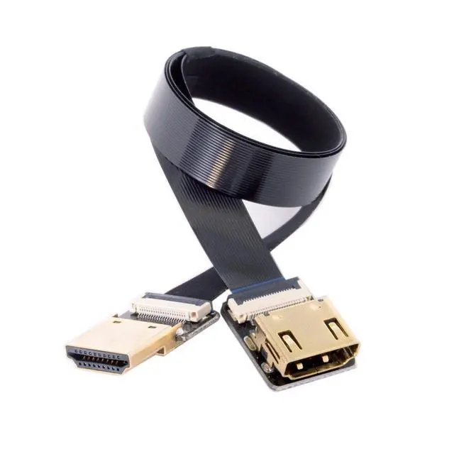 Alt view image 4 of 7 - CYFPV HDMI Male to Female FPC Flat Extension Cable for Camera HDTV Multicopter Aerial Photography 0.5M