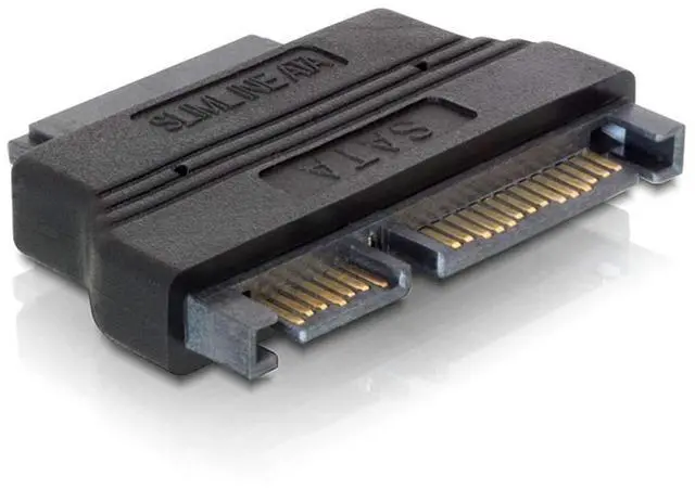 Alt view image 4 of 6 - SATA 22Pin Male to Slimline SATA 13Pin Female Convertor Adapter