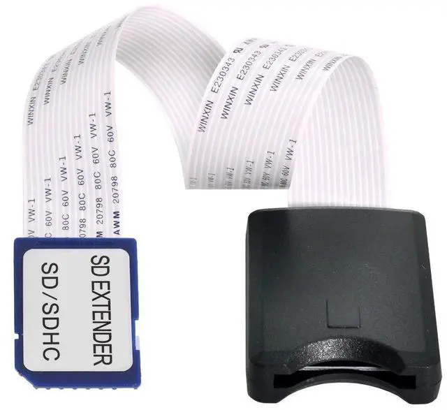 Main image of SD to SD Card Extension Cable Adapter SD/SDHC/MMC/RS-MMC Male to Female Soft Flat FPC Extension Cable Adapter