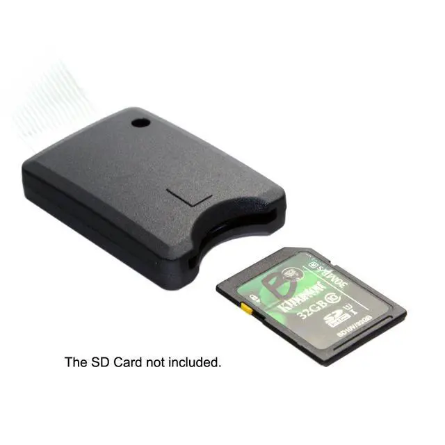 Alt view image 2 of 6 - SD to SD Card Extension Cable Adapter SD/SDHC/MMC/RS-MMC Male to Female Soft Flat FPC Extension Cable Adapter