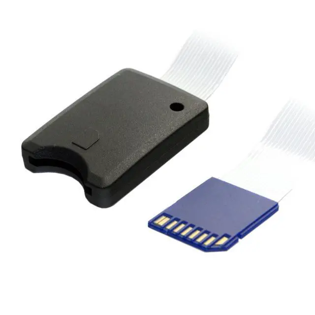 Alt view image 4 of 6 - SD to SD Card Extension Cable Adapter SD/SDHC/MMC/RS-MMC Male to Female Soft Flat FPC Extension Cable Adapter
