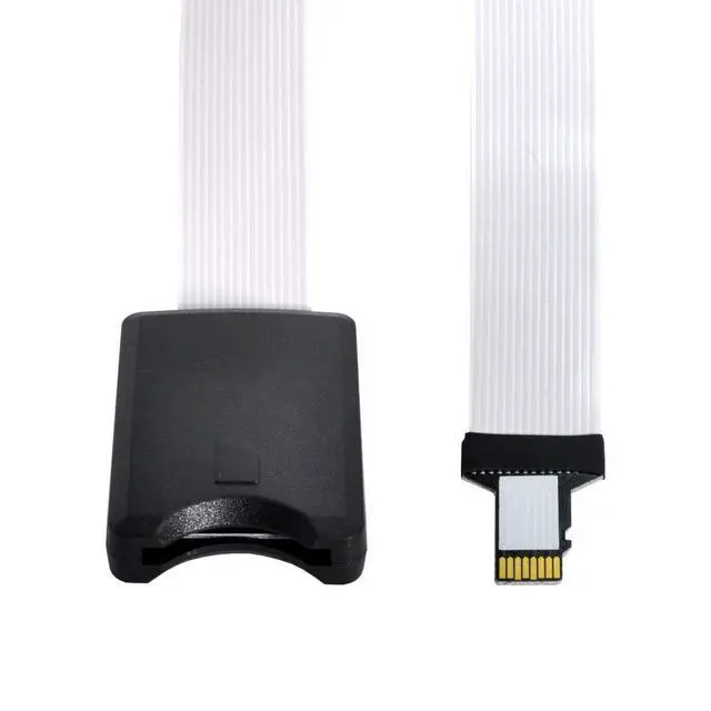 Alt view image 6 of 7 - SD to Micro SD Extension Cable Adapter, Micro SD Male to SD/SDHC/MMC/RS-MMC Female Soft Flat FPC Extension Cable Adapter