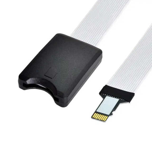 Alt view image 7 of 7 - SD to Micro SD Extension Cable Adapter, Micro SD Male to SD/SDHC/MMC/RS-MMC Female Soft Flat FPC Extension Cable Adapter