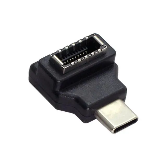 Alt view image 7 of 7 - 3 Pack USB Front Panel Adapter USB 3.1/USB 3.0/USB C to USB 3.1 Type-E Front Panel Socket Motherboard Header Adapter