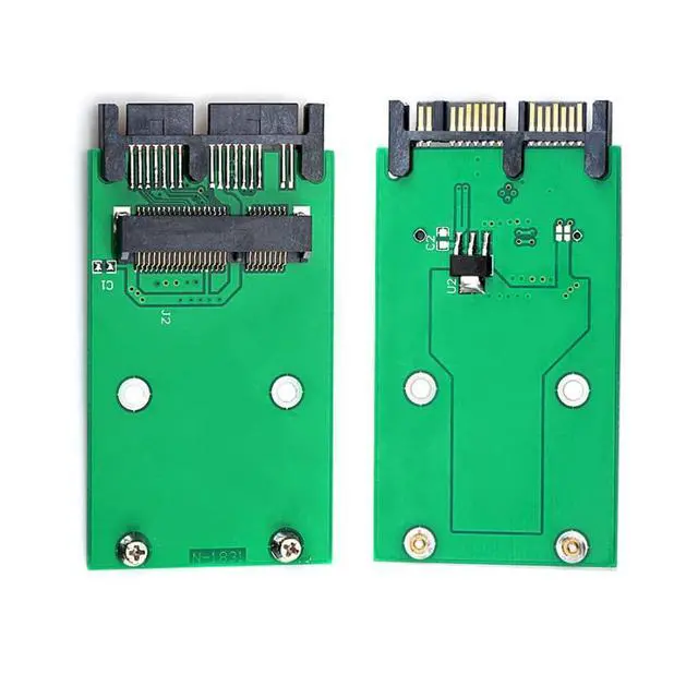 Alt view image 7 of 7 - 1.8" Micro SATA to Mini SATA mSATA SSD Hard Disk PCB Converter Adapter with USB 3.0 Data Cable