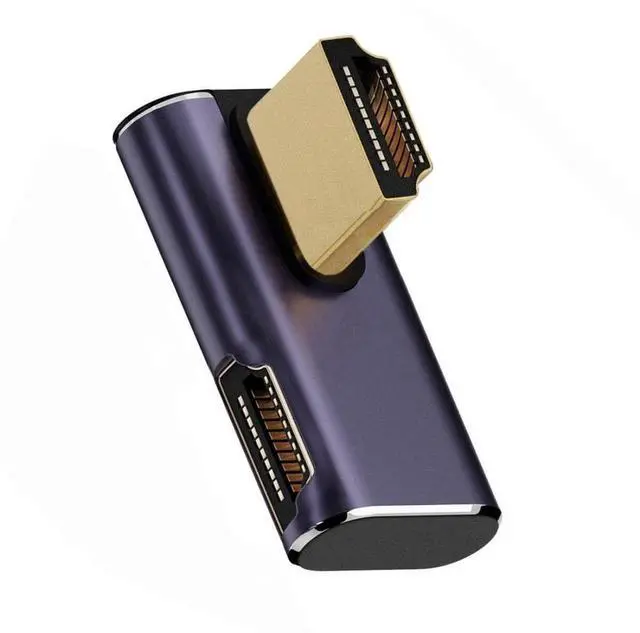 Main image of CY HDMI 2.1 Converter Adapter,HDMI Male Right Side to Female 90 Degree Right Angled Low Profile UHD Extension Converter Adapter