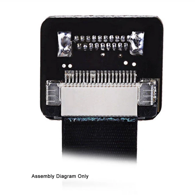 Alt view image 6 of 7 - CYFPV HDMI Type A Male to Male HDTV FPC Flat Cable for FPV HDTV Multicopter Aerial Photography 90 Degree Right Angled 0.2M