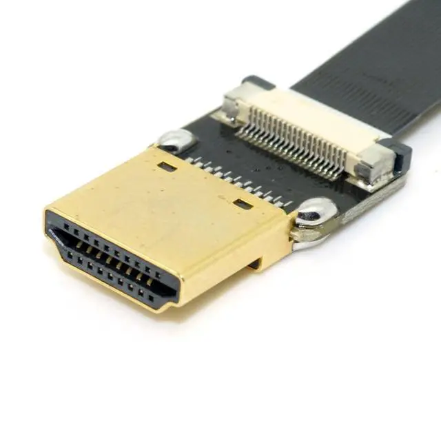 Alt view image 4 of 7 - CYFPV HDMI Type A Male to Male HDTV FPC Flat Cable for FPV HDTV Multicopter Aerial Photography 0.2M