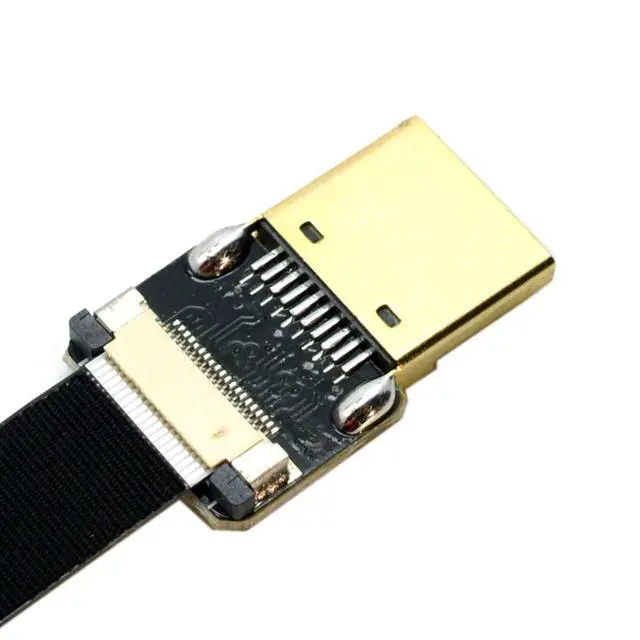 Alt view image 6 of 7 - CYFPV HDMI Type A Male to Male HDTV FPC Flat Cable for FPV HDTV Multicopter Aerial Photography 0.2M